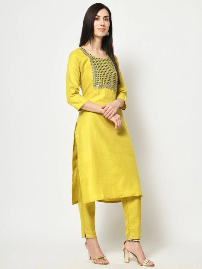 Lemon Tea Designer Wear Wholesale Readymade Salwar Suits Catalog